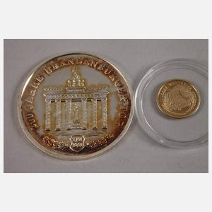 Konvolut Münzen DDR und Goldmünze