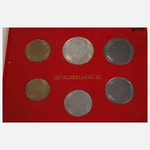 Konvolut Münzen Italien und Vatikan