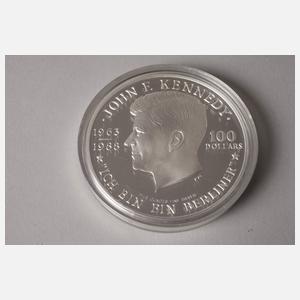 Set Gold- und Silbermünzen Kennedy