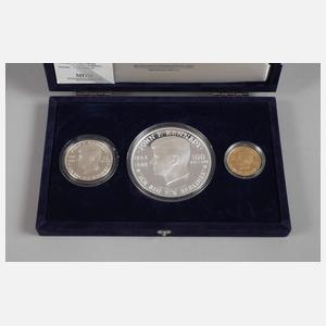 Set Gold- und Silbermünzen Kennedy
