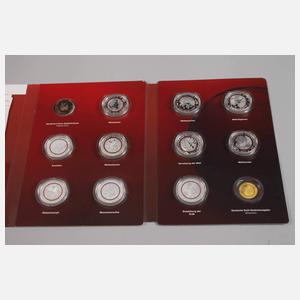 Konvolut Silbermedaillen "Tropische Zone"