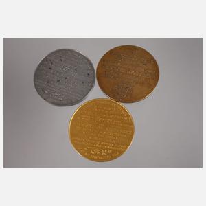 Sechs christliche Medaillen