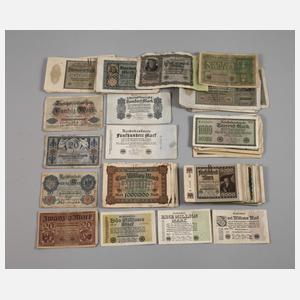 Konvolut Geldscheine