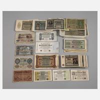 Konvolut Geldscheine111