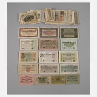 Konvolut Geldscheine111