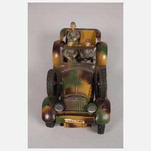 Hausser Elastolin Kübelwagen mit Feldküche