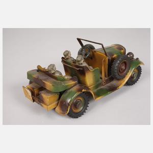 Hausser Elastolin Kübelwagen mit Feldküche