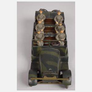 Tippco Halbkettenfahrzeug mit Geschütz