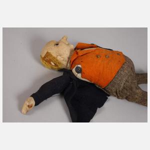 Filzkopfpuppe als Bauer