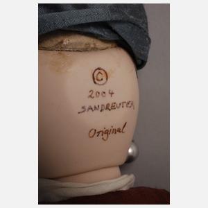 Regina Sandreuter Porzellanpuppe "Girl w. Perls"