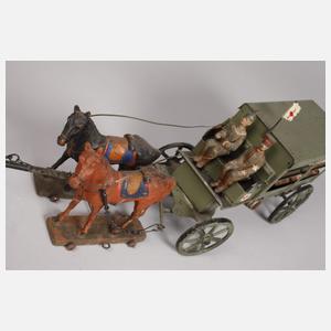 Lineol große Sanitätskutsche mit Zubehör