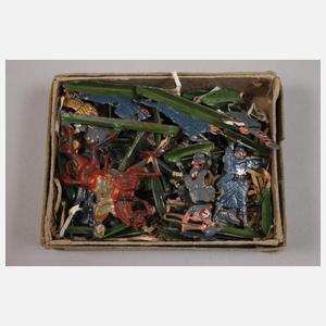 Konvolut Zinnsoldaten und Zubehör