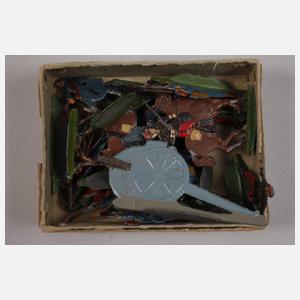 Konvolut Zinnsoldaten und Zubehör