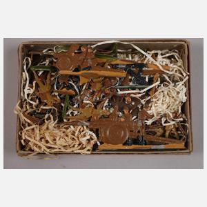 Konvolut Zinnsoldaten und Zubehör