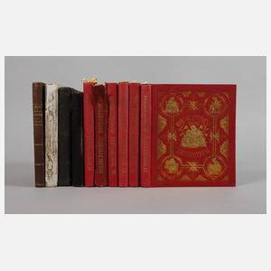 Zehn Bände der Reihe Herzblättchens Zeitvertreib