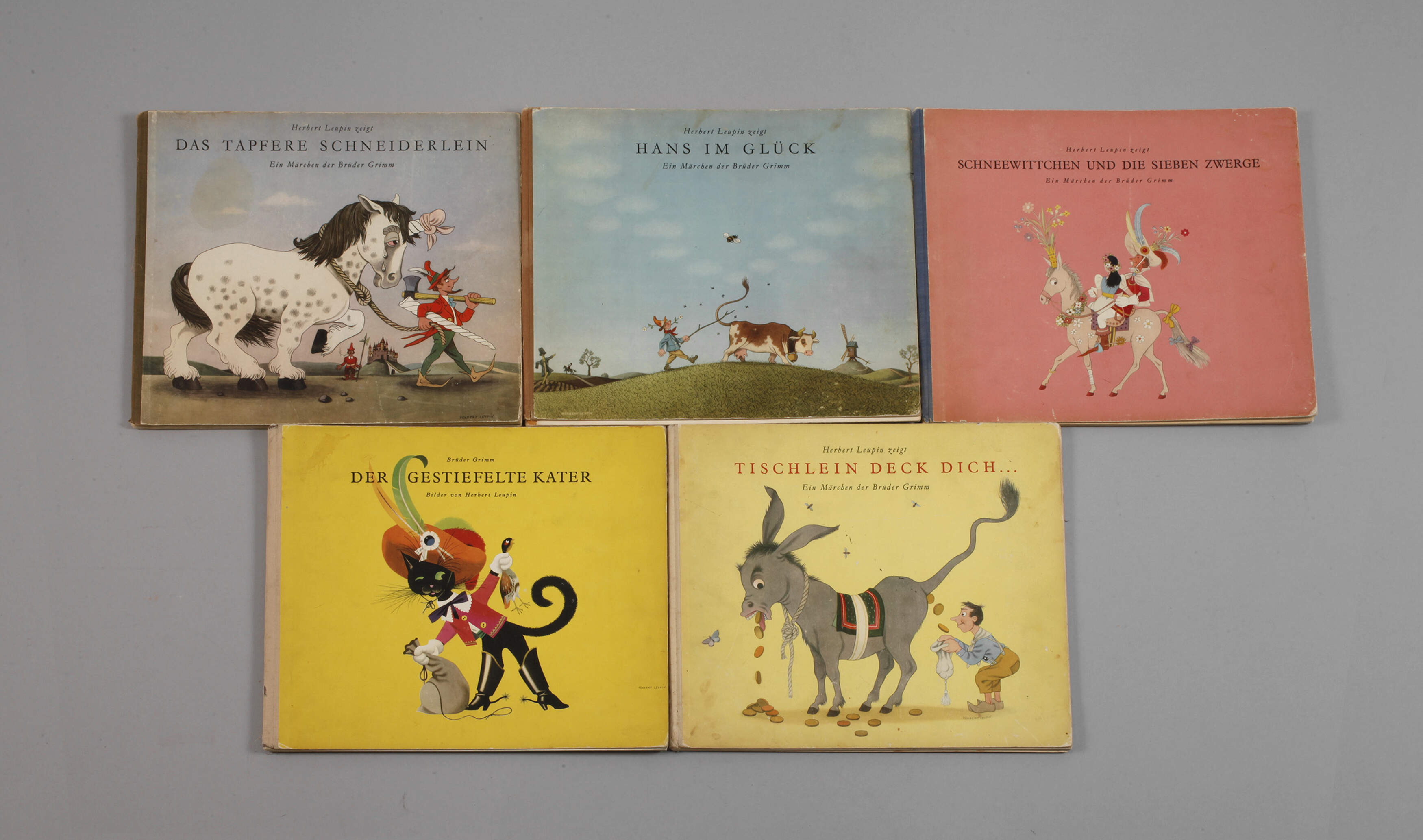 Fünf Märchenbücher Leupin