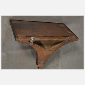 Uhrengehäuse mit Wandkonsole