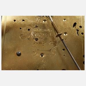 Barocke Boullé-Tischuhr