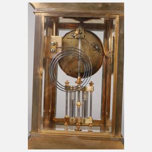 Portaluhr mit Quecksilberpendel