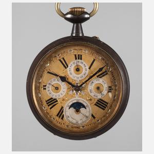 Übergroße Taschenuhr mit Vollkalender