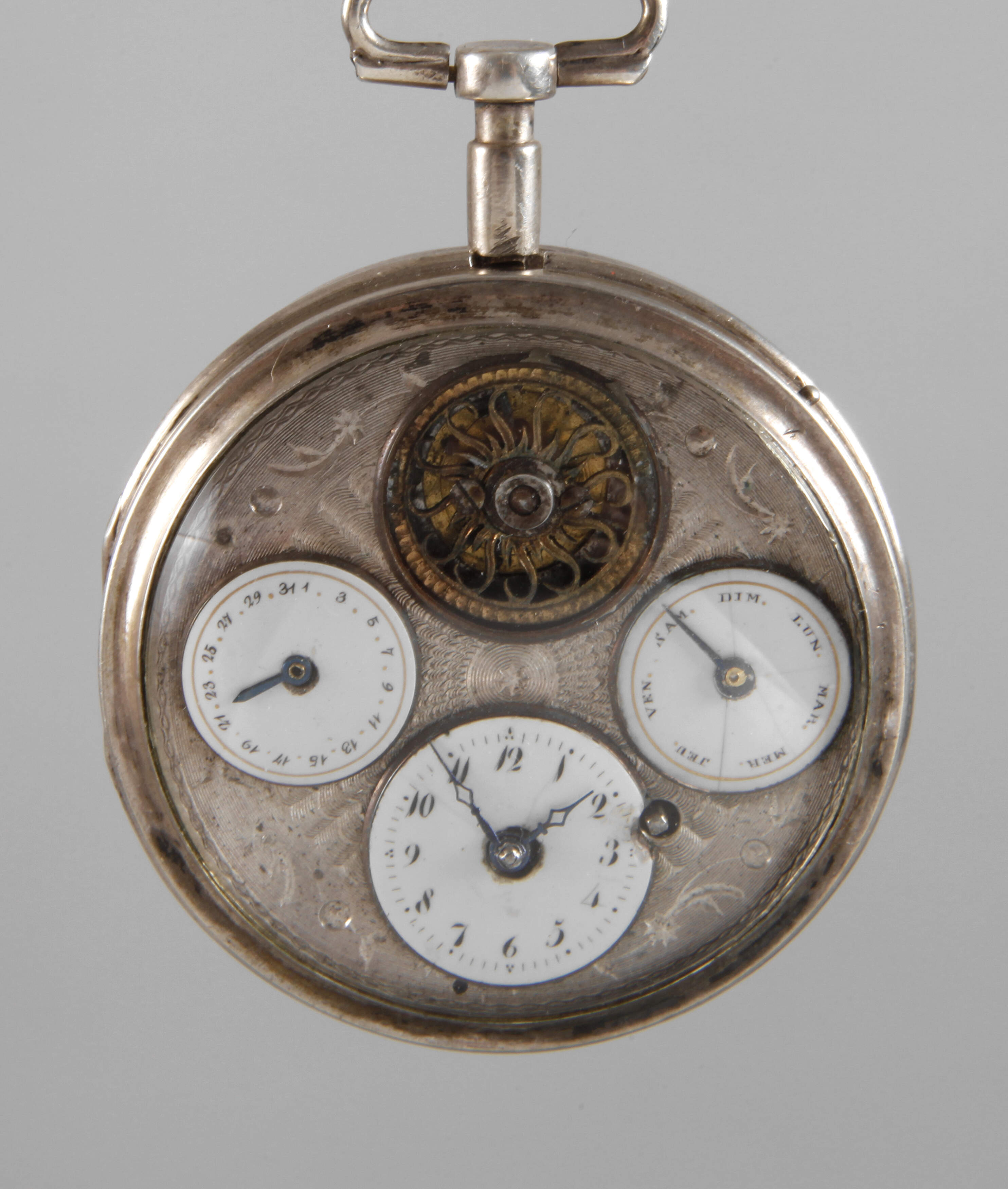 Taschenuhr mit Kalender