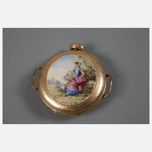 Zwei Damenuhren Gold