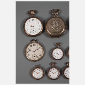 Konvolut von 22 Taschenuhren