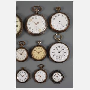 Konvolut von 22 Taschenuhren