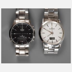 Zwei Herrenarmbanduhren