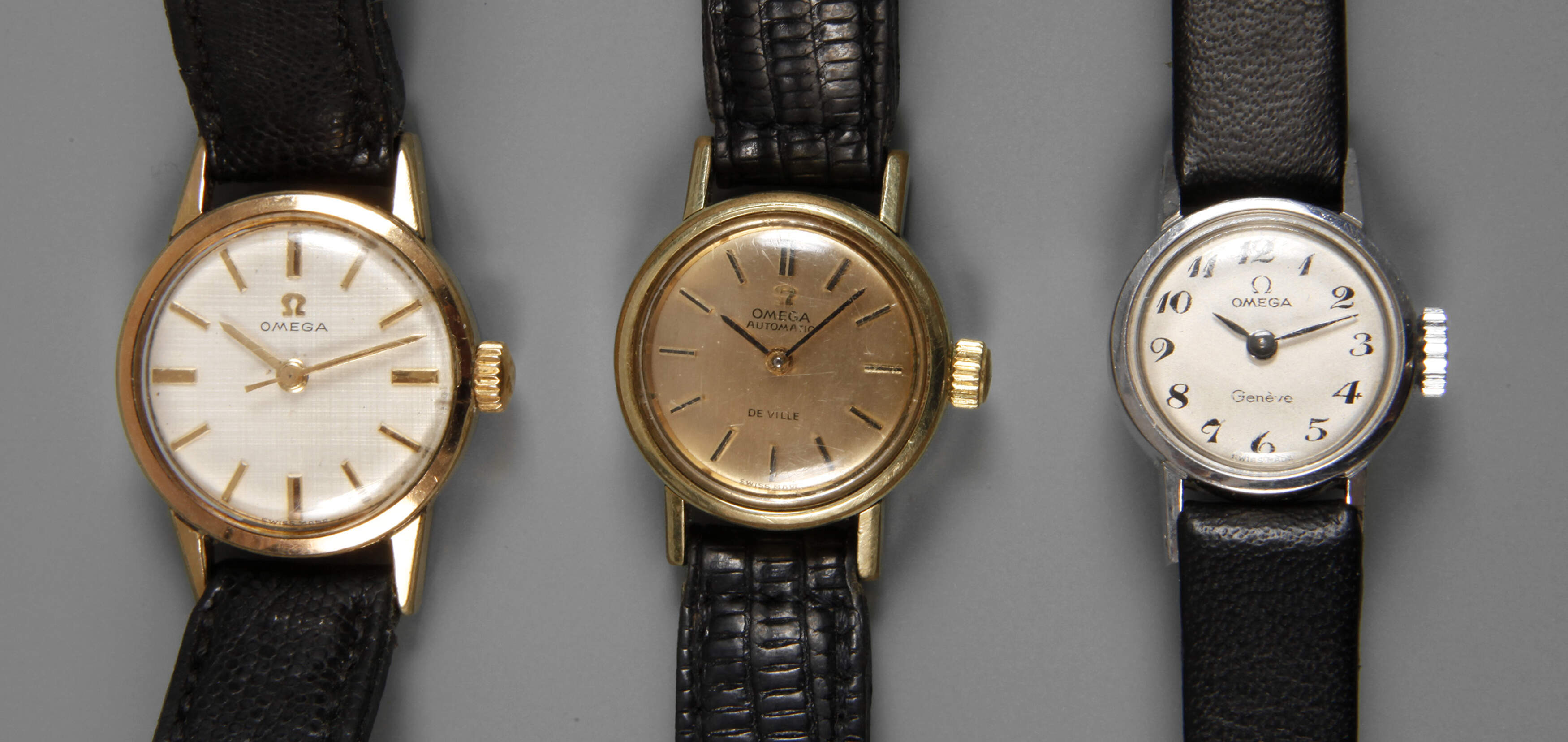 Drei Damenuhren Omega