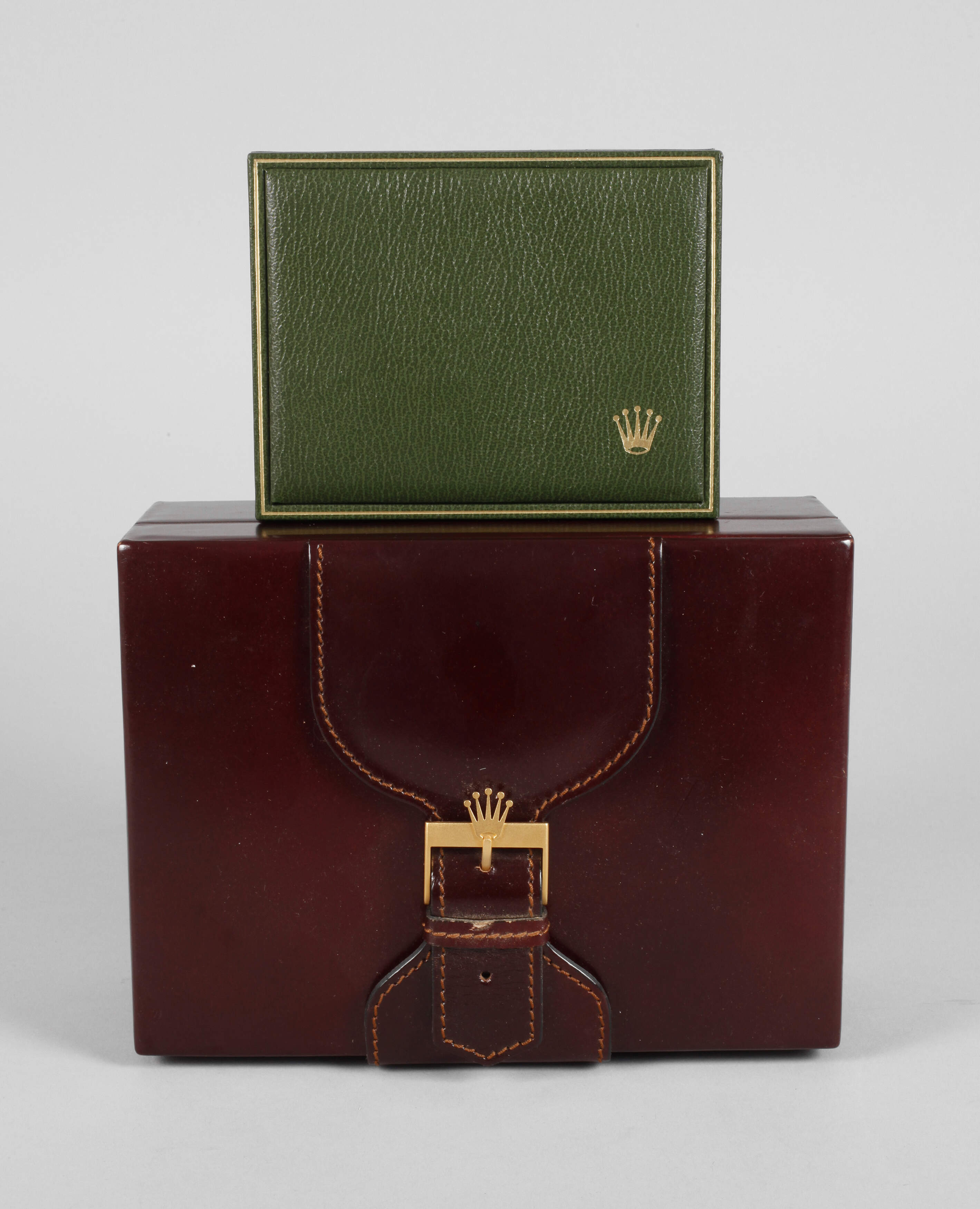 Zwei Rolex Uhrenetuis