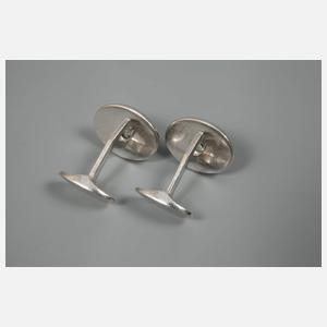 Wempe, Paar Manschettenknöpfe mit Diamanten