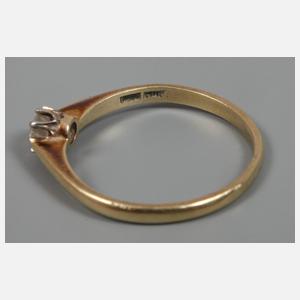 Damenring mit Brillant