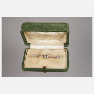 Brosche mit Diamanten von ca. 1,7 ct