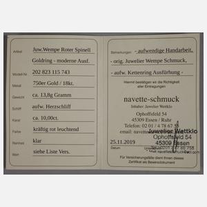 Wempe, Kettenring mit Spinell