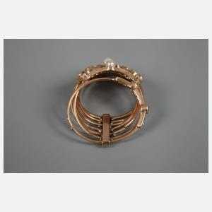 Mehrteiliger Ring mit Steinbesatz