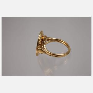 Damenring mit Steinbesatz