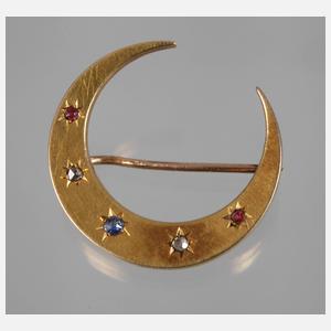Halbmondbrosche
