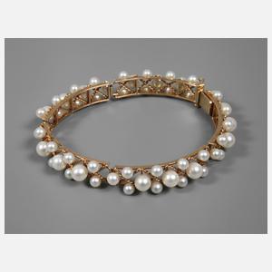 Feines Armband mit Perlenbesatz