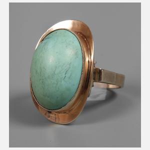 Damenring mit Türkis