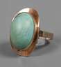 Damenring mit Türkis