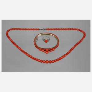 Konvolut Korallenschmuck