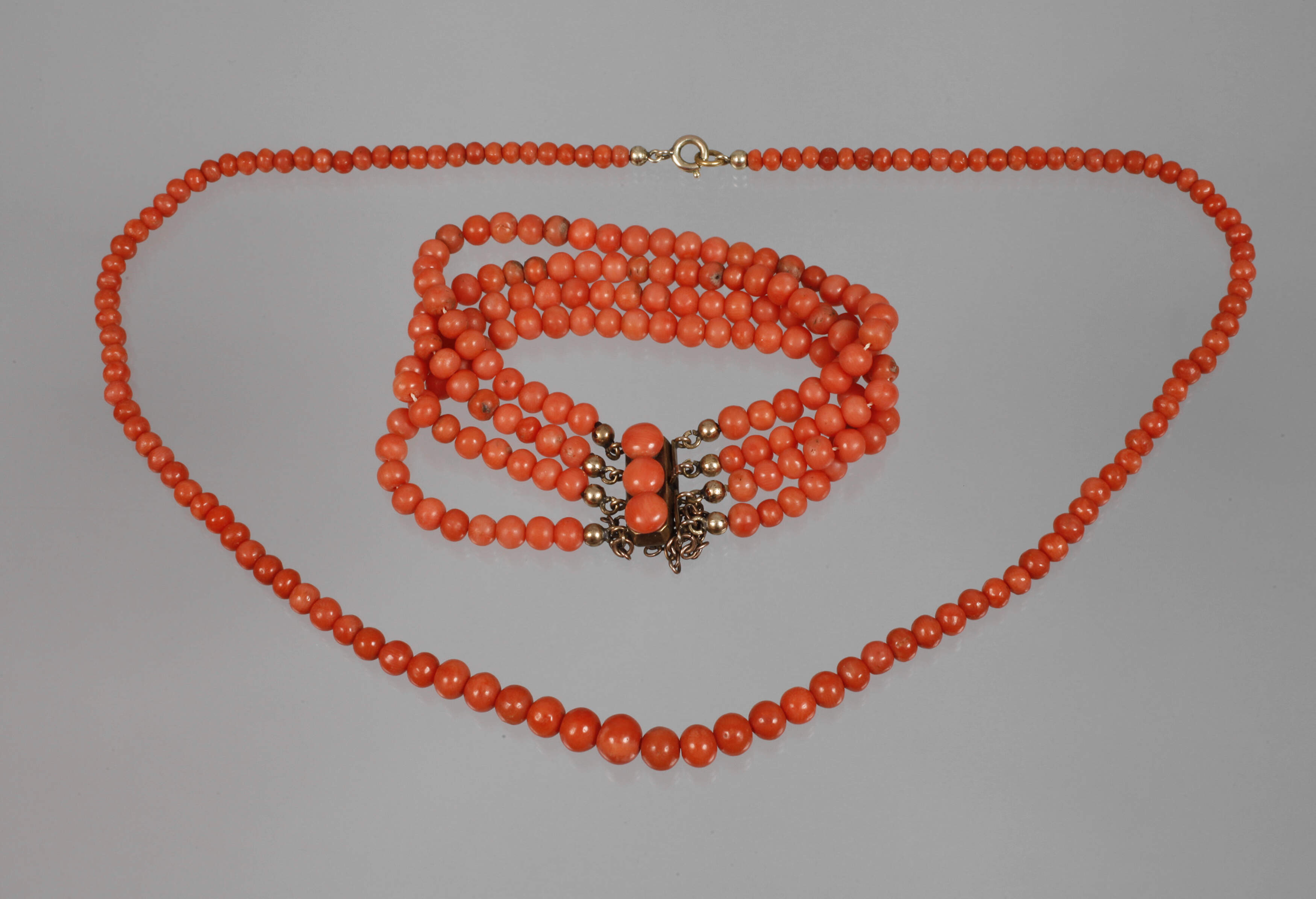 Schmuckset Koralle