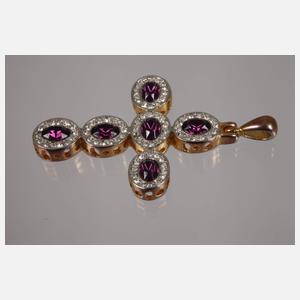 Kreuz mit Amethystbesatz