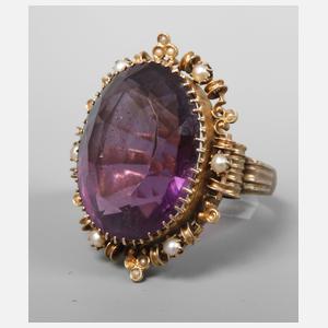 Damenring mit Amethyst