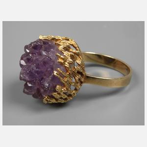 Damenring mit Amethyst