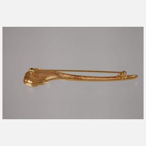 Brosche mit Edelopal