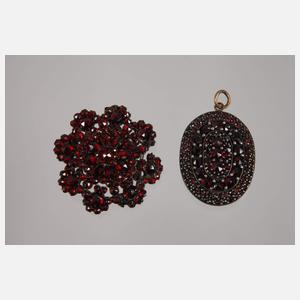 Konvolut Granatschmuck