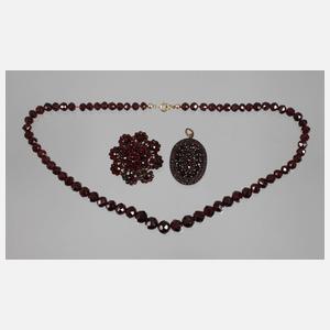 Konvolut Granatschmuck