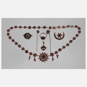 Konvolut Granatschmuck